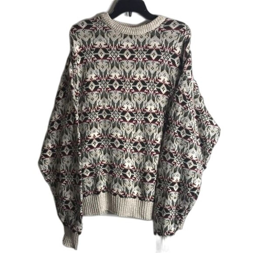 Field master cozy 100% cotton pullover sweater size L unisex made in USA